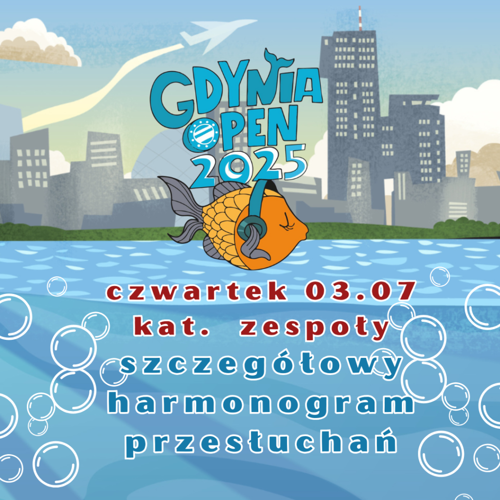 zdjęcie Szczegółowy harmonogram Gdynia Open 2025!   3 lipca- kategoria zespoły